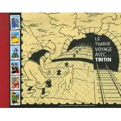 livre le timbre voyage avec... tintin