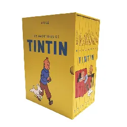 livre les aventures de tintin intégrale - coffret en 8 volumes - la collection complète
