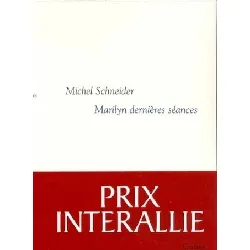 livre marilyn dernières séances