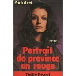 livre portrait de province en rouge