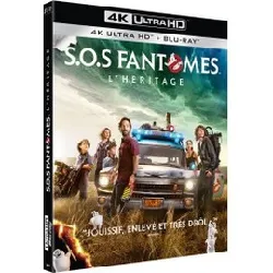 livre sos fantômes : l'héritage blu - ray 4k ultra hd