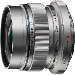 objectif hybride olympus m. zuiko digital ed 12mm f/2 msc silver