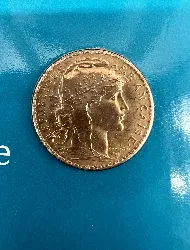 pièce d'or 20 francs napoléon 1907 or 916 millième (22 ct) 6,45g