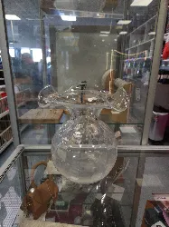 vase lancel forme boule verre soufflé travail de mura