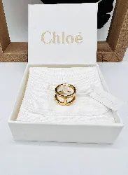 bague chloé en métal doré t52