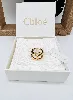 bague chloé en métal doré t52