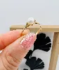 bague or ornée d'une perle de culture or 750 millième (18 ct) 1,36g