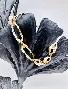bracelet grande maille ovale or 750 millième (18 ct) 6,40g