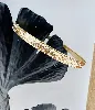 bracelet jonc en or motifs végétaux or 585 millième (14 ct) 10,79g