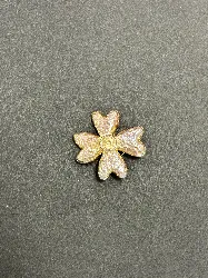 broche vintage trèfle