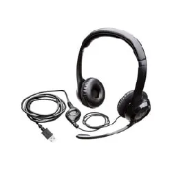 casque usb logitech h390 - micro-casque - circum - aural - filaire