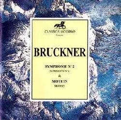 cd anton bruckner - symphonie nº 2 & motets (1992)