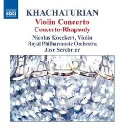 cd aram khatchaturian - violin concerto / concerto - rhapsody (2009)