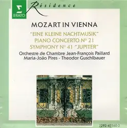 cd mozart, orchestre de chambre jean - françois paillard - maria - joào pires - theodor guschlbauer - mozart in vienna