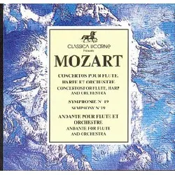 cd wolfgang amadeus mozart - concertos pour flute harpe et orchestre symphonie n19 andante pour flute et orchestre (1992)