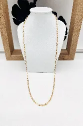 chaîne grande maille forçat ovale en or or 750 millième (18 ct) 15,94g