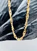 chaîne maille fantaisie torsadée or 750 millième (18 ct) 8,21g