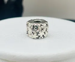 charm clip bouquet de fleurs pandora argent 925 millième (22 ct) 3,20