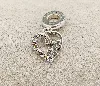 charm pandora pendan cœurs puzzle  argent 925 millième (22 ct) 2,05g