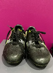 chaussures patrick foot vert fluo et noir