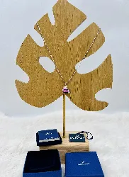 collier swarovski coeur et papillon