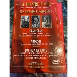 dvd cash - cash - auguste - un fil à la patte / coffret au théâtre ce soir