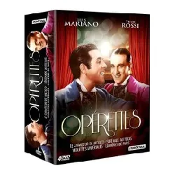 dvd coffret opérettes - tino rossi & luis mariano