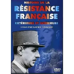 dvd histoire de la résistance française extérieure et intérieure : 1940 première époque
