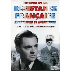dvd histoire de la résistance française extérieure et intérieure : 1941 - 1942 seconde époque