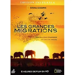dvd national geographic - les grandes migrations - édition intégrale