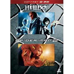 dvd spider - man 2 + hellboy - pack