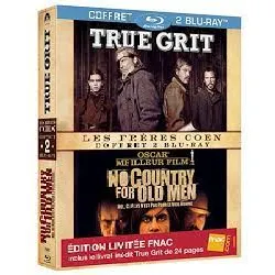 dvd true grit - no country for old men - coffret blu - ray - edition limitée fnac