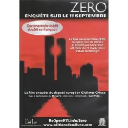 dvd zero - enquête sur le 11 septembre