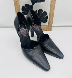 escarpins loewe en cuir lisse noir