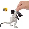 figurine jurassic world dinosaure strike attack dilophosaurus - mattel
