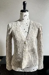 gilet / cardigan see by chloé en laine et le dos en dentelle