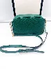 gucci sac bandoulière gg marmont en cuir vert matelassé pm
