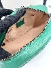 gucci sac bandoulière gg marmont en cuir vert matelassé pm