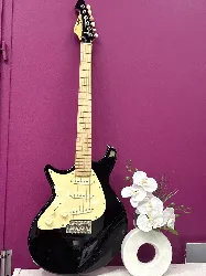 guitare electrique lag jet 100 new vintage blk left
