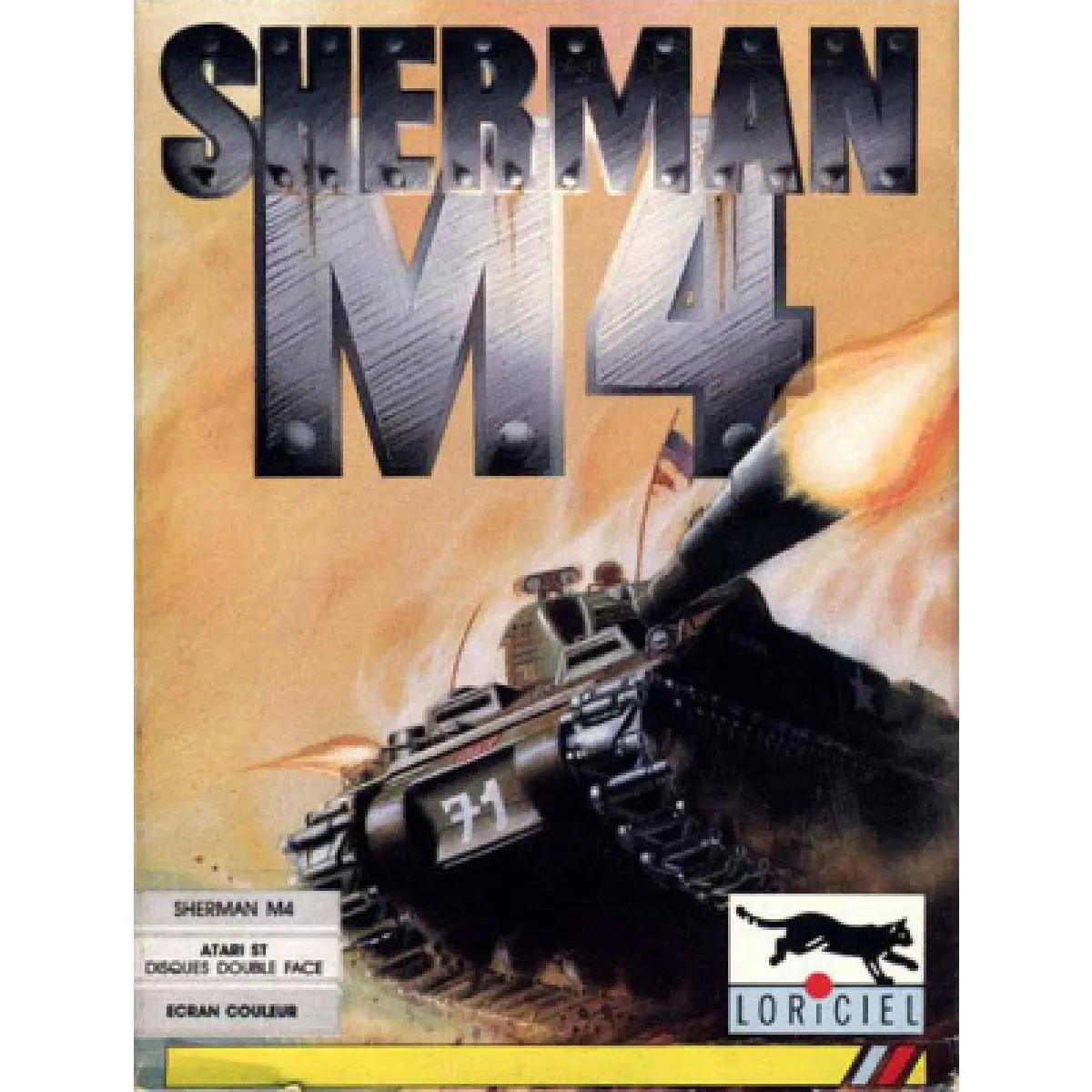 Jeu Atari ST - Sherman - Jeu Vintage - Bon État