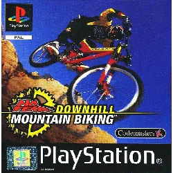 jeu ps1 no fear downhill mountain biking