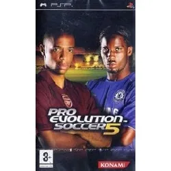 jeu psp pro evolution soccer 5