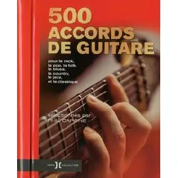 livre 500 accords de guitare