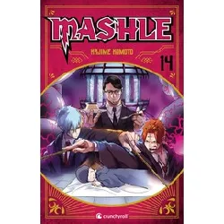 livre mashle tome 14 - lance crown et dot barett