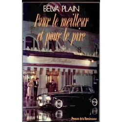 livre pour le meilleur et pour le pire - belva plain