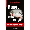 livre rouge comme la neige