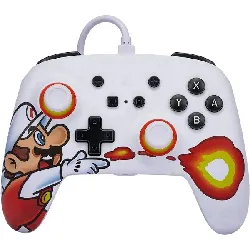 manette filaire améliorée powera pour switch - fireball mario