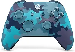 manette xbox wireless controller sans fil mineral camo bleu