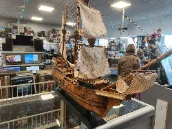 maquette de voilier en bois mayflower