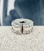 pandora charm clip pavé double rang argent 925 millième (22 ct) 2,66g